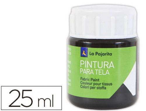 Tinta para tela la pajarita 20 ml preto , La pajarita , 11582 , 8423451141719